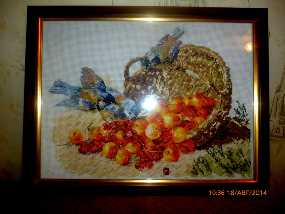 Работа «"Синички и черешня"»