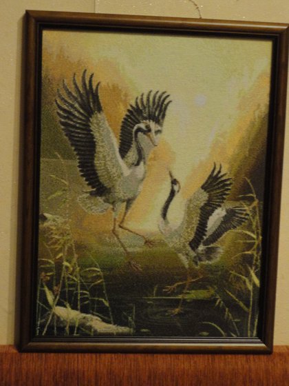 Работа «Журавли»