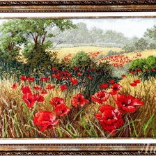 Работа «Маковое поле»