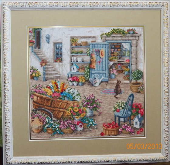 Работа «Дворик»