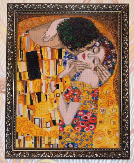 Работа «поцелуй, по мотивам картины Г.Климта»