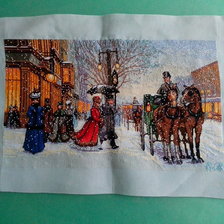 Работа «Изящный век " Вечерняя прогулка"»