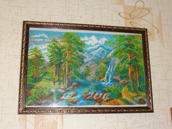 Работа «горный ручей»