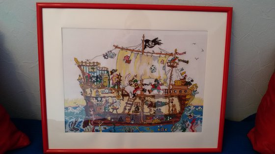 Работа «Пиратский кораблик.»