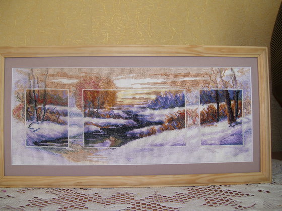 Работа «зимний этюд»