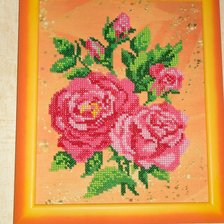 Работа «Розы (бисер)»