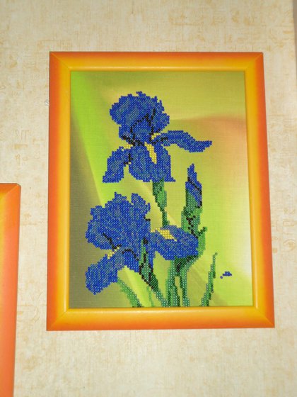 Работа «Ирис (бисер)»