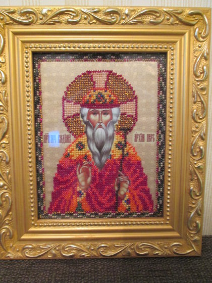 Работа «именная икона Вадима»