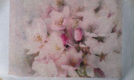 Работа «ЯБЛОНЯ В ЦВЕТУ. ВЕСНА»