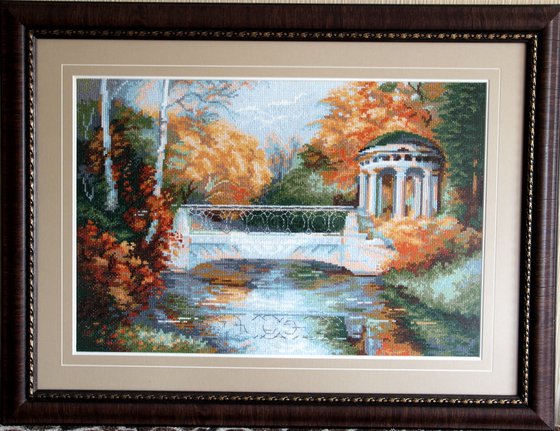 Работа «осень в парке»