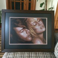 Работа «Влюблённые»