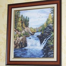 Работа «Водопад "Кивач"»