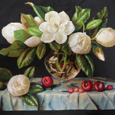 Работа «Букет магнолий»