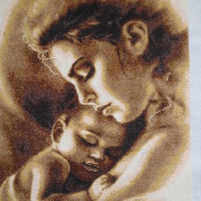 Работа «Мать с рабенком»