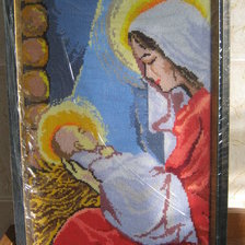 Работа «Мария с младецем»