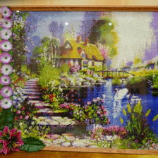 Работа «алмазная вышивка»