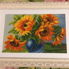 Работа «Букет подсолнухов»