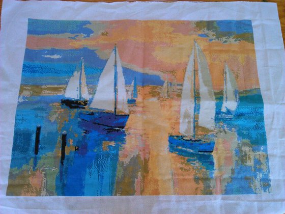 Работа «Парусники»