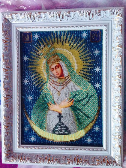 Работа «Богородица Остробрамская»