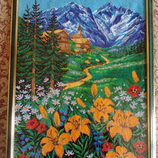 Работа «горные лилии»