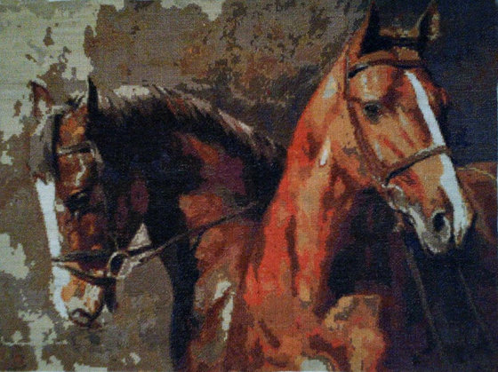 Работа «пара лошадей»