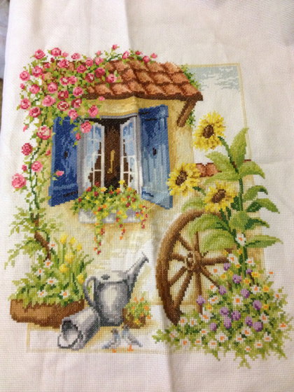 Работа «окно;дом;лето»