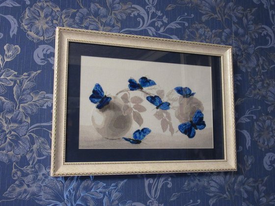 Работа «Лазурный вальс (Золотое руно)»