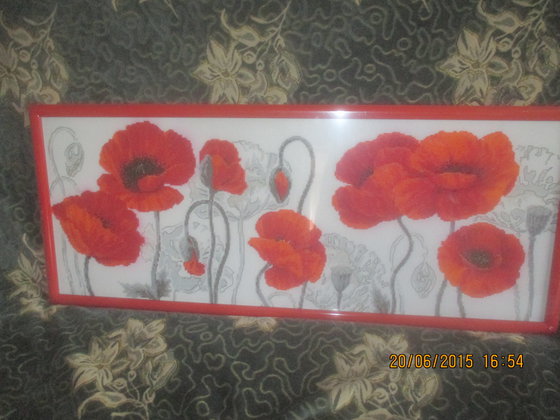 Работа «Мои красные маки»