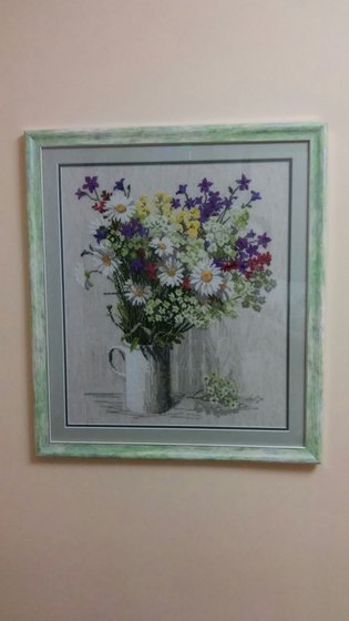 Работа «полевые цветы»