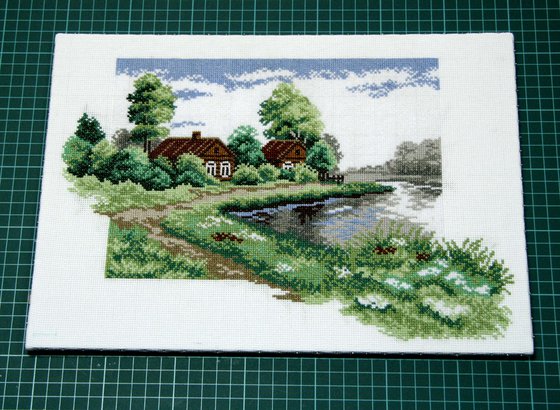 Работа «Домик в деревне»