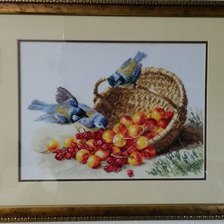 Работа «Синички и черешня»