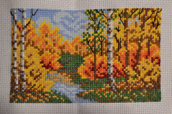 Работа «Осенний мотив»