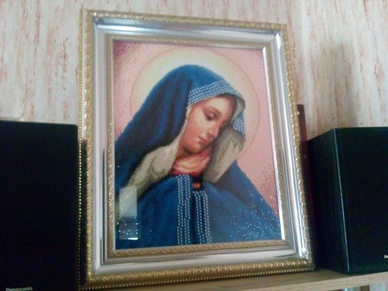 Работа «Мадонна Долороса (мозаика)»