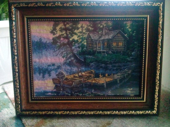 Работа «Утреннее озеро.»