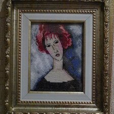 Работа «Девушка с рыжими волосами»