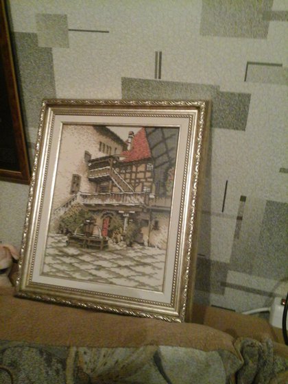 Работа «Дворик старого замка.»