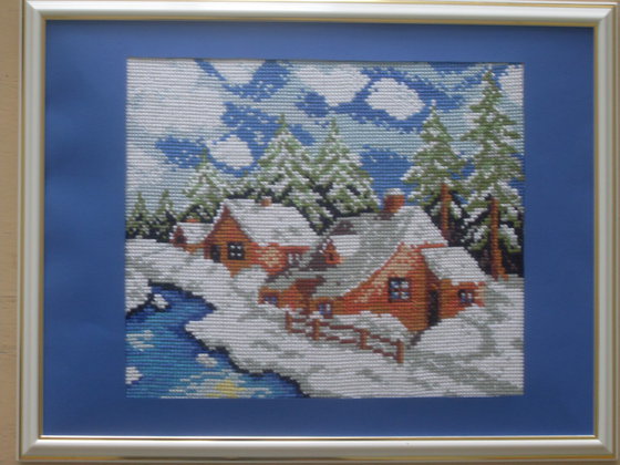 Работа «Зимой»