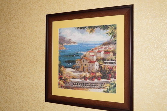 Работа «Вид на гавань Кустом крафтс»