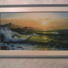 Работа «Закат на море»