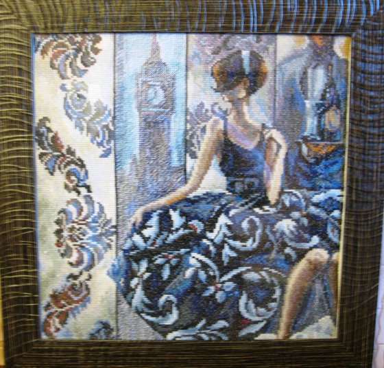 Работа «Эффектные женщины в роскошных местах. Лондон.»