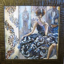 Работа «Эффектные женщины в роскошных местах. Лондон.»