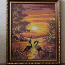 Работа «Закат на море»