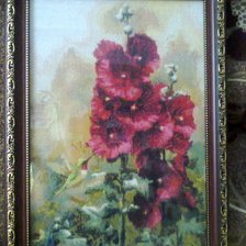 Работа «мальвы и колибри»