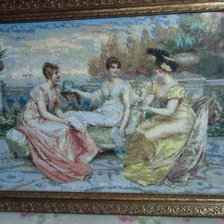 Работа «чай на террасе»