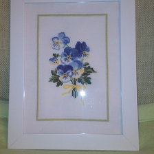 Работа «Анютины глазки»