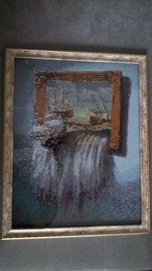 Работа «алмазная вышивка»