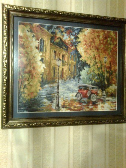 Работа «Осенний марафон (вышивка крестом)»