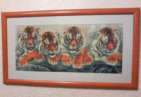 Работа «Четыре тигренка»