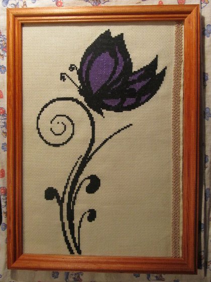 Работа «Бабочка. Монохром»