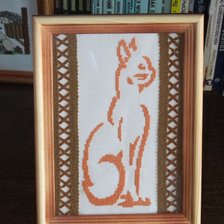 Работа «Кошка. Монохром»